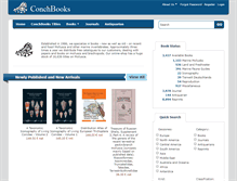 Tablet Screenshot of conchbooks.de